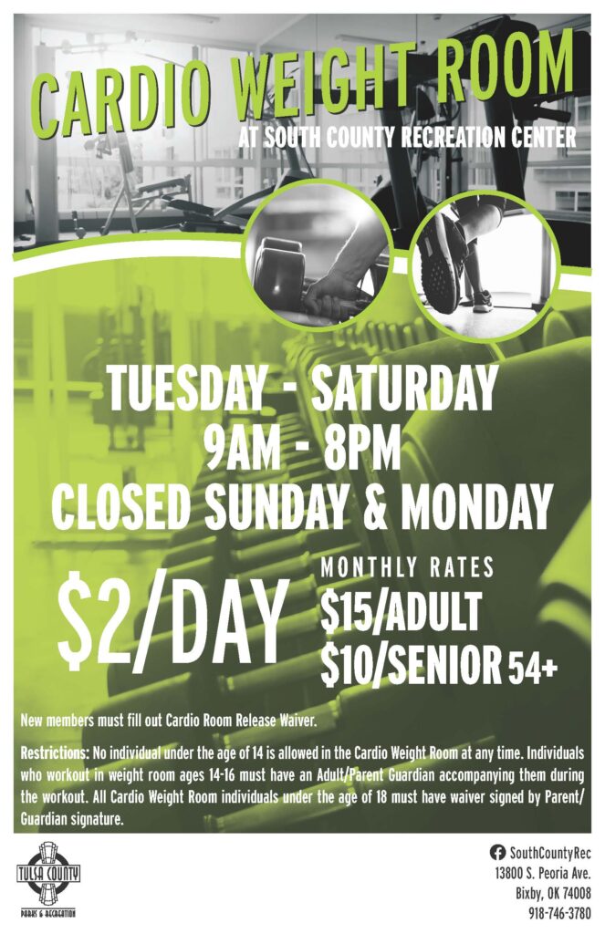 soco cardio weightroom poster