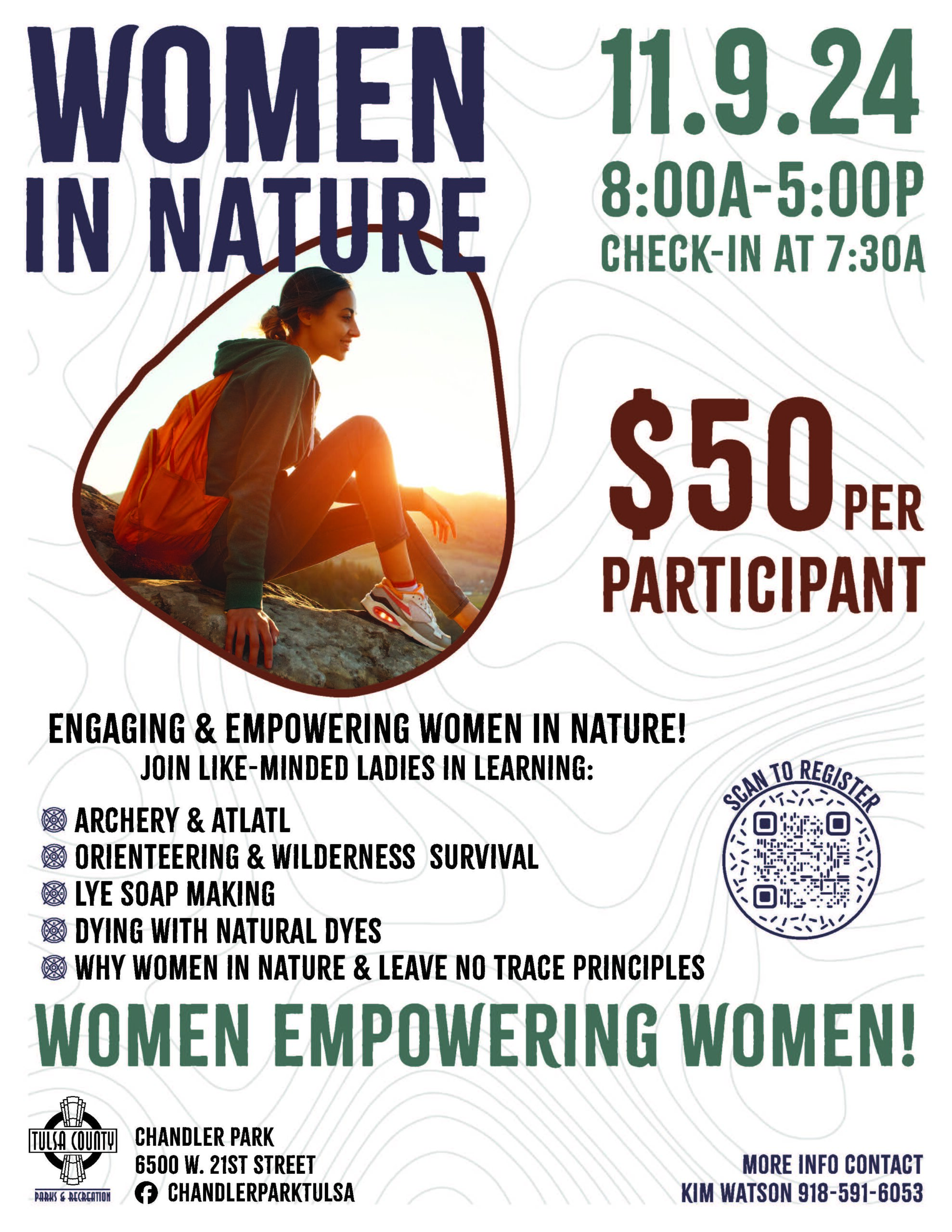 women in nature flyer